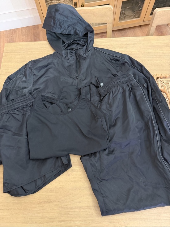 SKIMS Jackets & Blazers - SKIMS black utility sport set